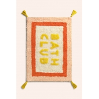 Calma House - Βαμβακερό Πατάκι Μπάνιου Club Orange 50x70cm Calma House - Βαμβακερό Πατάκι Μπάνιου Club Orange 50x70cm