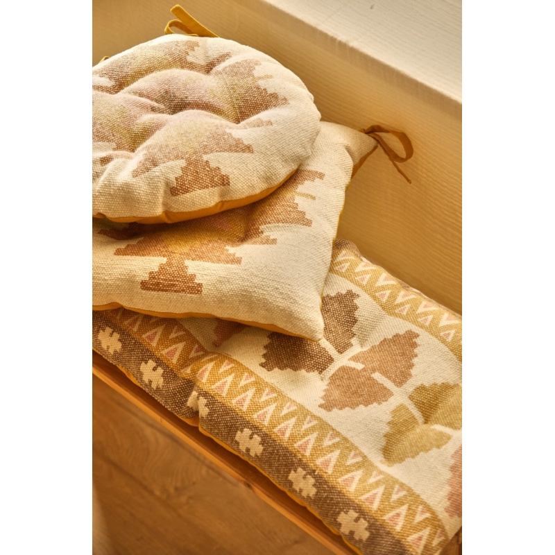 Calma House - Μαξιλάρι Για Παγκάκι Berta Mustard 40x110x4cm
