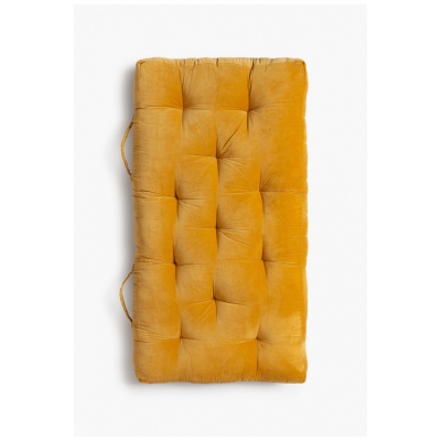 Calma House - Μαξιλάρι Δαπέδου Velur Mustard 120x60x13cm Calma House - Μαξιλάρι Δαπέδου Velur Mustard 120x60x13cm