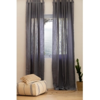 Calma House - Έτοιμη Κουρτίνα Fray Blue 140x280cm Calma House - Έτοιμη Κουρτίνα Fray Blue 140x280cm
