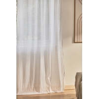 Calma House - Έτοιμη Κουρτίνα Plumeti White 140x280cm Calma House - Έτοιμη Κουρτίνα Plumeti White 140x280cm