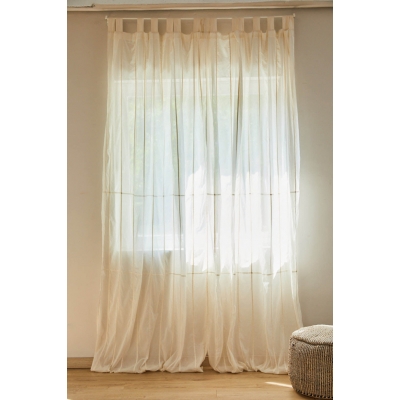 Calma House - Έτοιμη Κουρτίνα Roma Ecru 140x280cm Calma House - Έτοιμη Κουρτίνα Roma Ecru 140x280cm