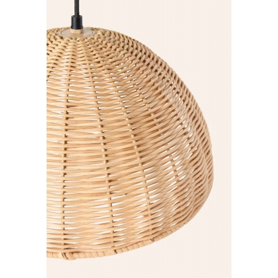 Calma House - Κρεμαστό Φωτιστικό Cane Wicker 36x19cm