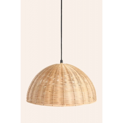 Calma House - Κρεμαστό Φωτιστικό Cane Wicker 36x19cm