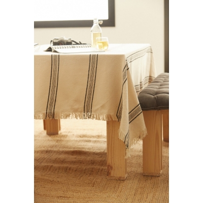 Calma House - Τραπεζομάντηλο Capri Black 160x200cm