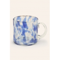 Calma House - Γυάλινο Φλιτζάνι Beira Blue 10x10cm