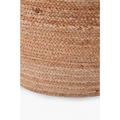 Calma House - Στρογγυλό Πουφ Ural Natural 50x35cm