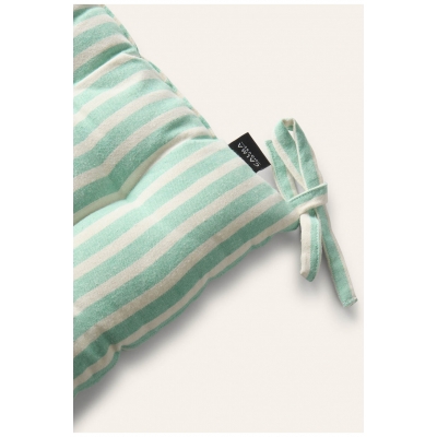 Calma House - Τετράγωνο Μαξιλάρι Καρέκλας Praia Turquoise 40x40cm