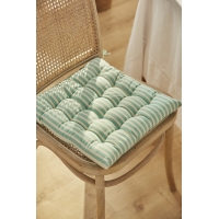 Calma House - Τετράγωνο Μαξιλάρι Καρέκλας Praia Turquoise 40x40cm