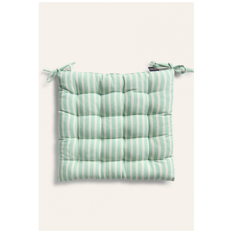 Calma House - Τετράγωνο Μαξιλάρι Καρέκλας Praia Turquoise 40x40cm