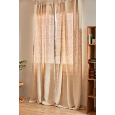 Calma House - Έτοιμη Κουρτίνα 140x280cm Knit Mateo Ecru Calma House - Έτοιμη Κουρτίνα 140x280cm Knit Mateo Ecru
