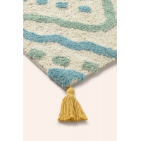 Calma House - Βαμβακερό Πατάκι Μπάνιου Turk Turquoise 50x70cm Calma House - Βαμβακερό Πατάκι Μπάνιου Turk Turquoise 50x70cm