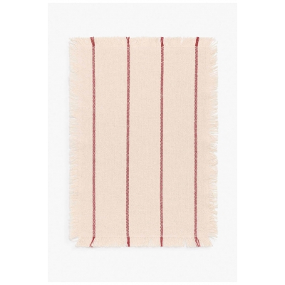 Calma House - Βαμβακερό Σουπλά Ploma Red 35x50cm Calma House - Βαμβακερό Σουπλά Ploma Red 35x50cm
