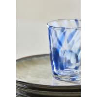 Calma House - Γυάλινο Ποτήρι Beira Blue 8x9cm Calma House - Γυάλινο Ποτήρι Beira Blue 8x9cm