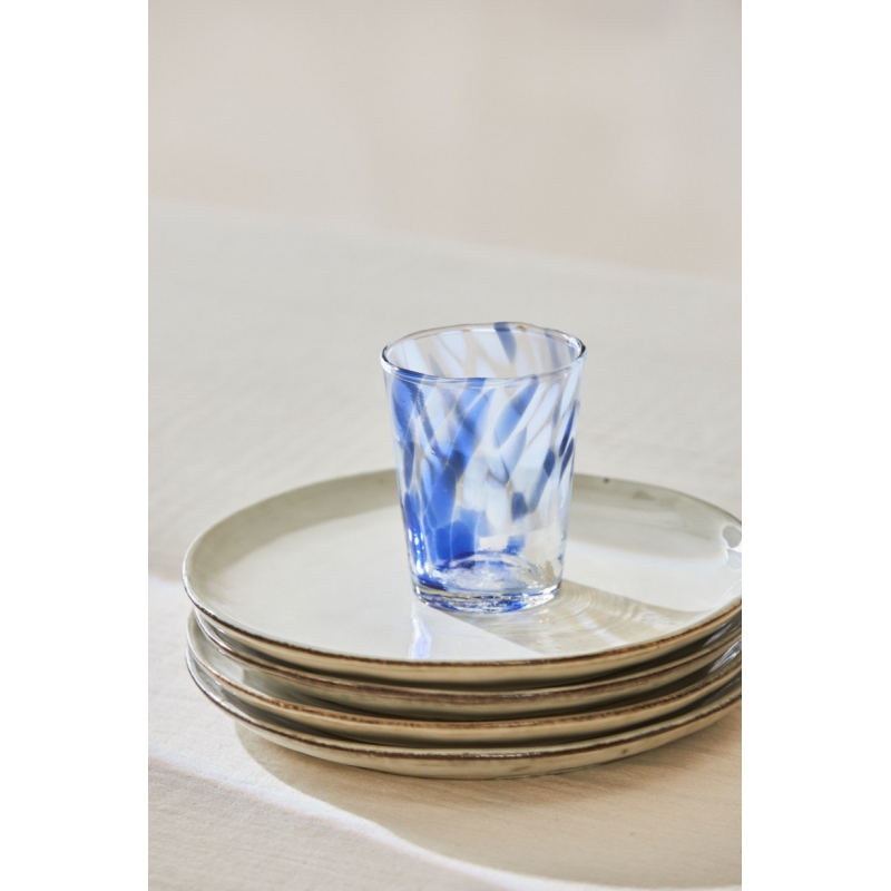 Calma House - Γυάλινο Ποτήρι Beira Blue 8x9cm Calma House - Γυάλινο Ποτήρι Beira Blue 8x9cm
