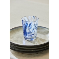 Calma House - Γυάλινο Ποτήρι Beira Blue 8x9cm Calma House - Γυάλινο Ποτήρι Beira Blue 8x9cm