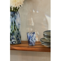 Calma House - Γυάλινο Ποτήρι Beira Blue 8x9cm Calma House - Γυάλινο Ποτήρι Beira Blue 8x9cm