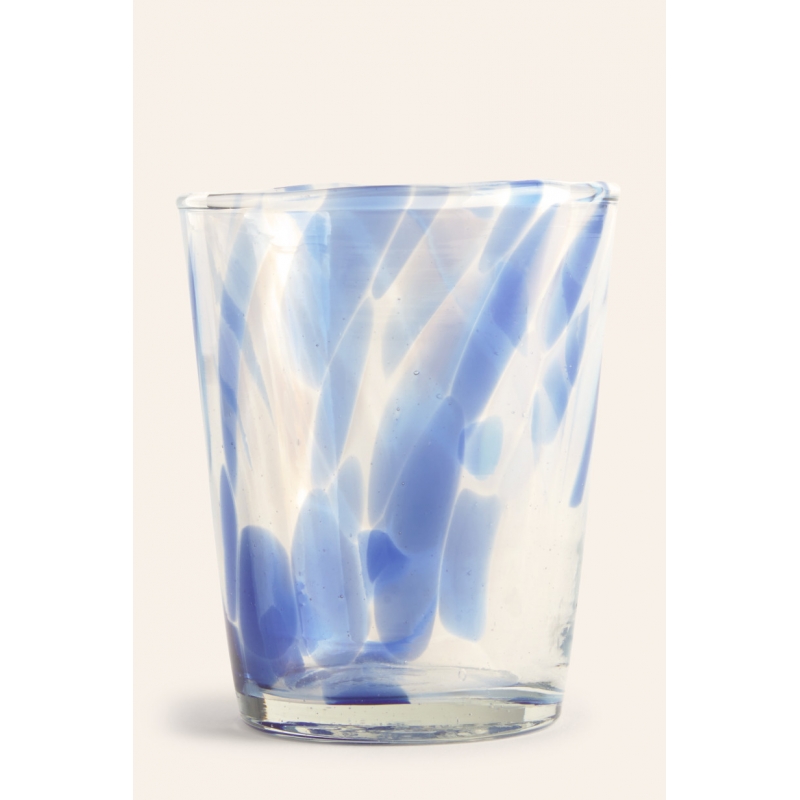 Calma House - Γυάλινο Ποτήρι Beira Blue 8x9cm Calma House - Γυάλινο Ποτήρι Beira Blue 8x9cm