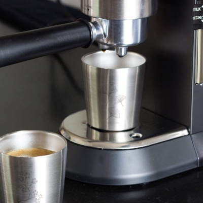 Gaspajoe - Ανοξείδωτα Φλιτζάνια Arty Ginkgo/Cherry Tree Σετ 2