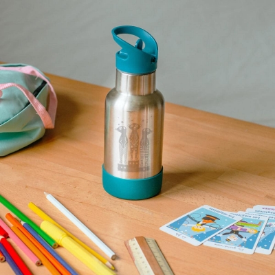 Gaspajoe - Μπουκάλι Θερμός Με Sport Στόμιο 350ml Funky Meerkats