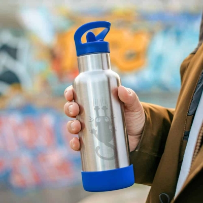 Gaspajoe - Μπουκάλι Θερμός Με Sport Στόμιο 500ml Funky Cat