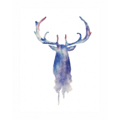 Brookpace Lascelles - Art Print Watercolour Stag Με Ξύλινη Κορνίζα Brookpace Lascelles - Art Print Watercolour Stag Με Ξύλινη Κορνίζα