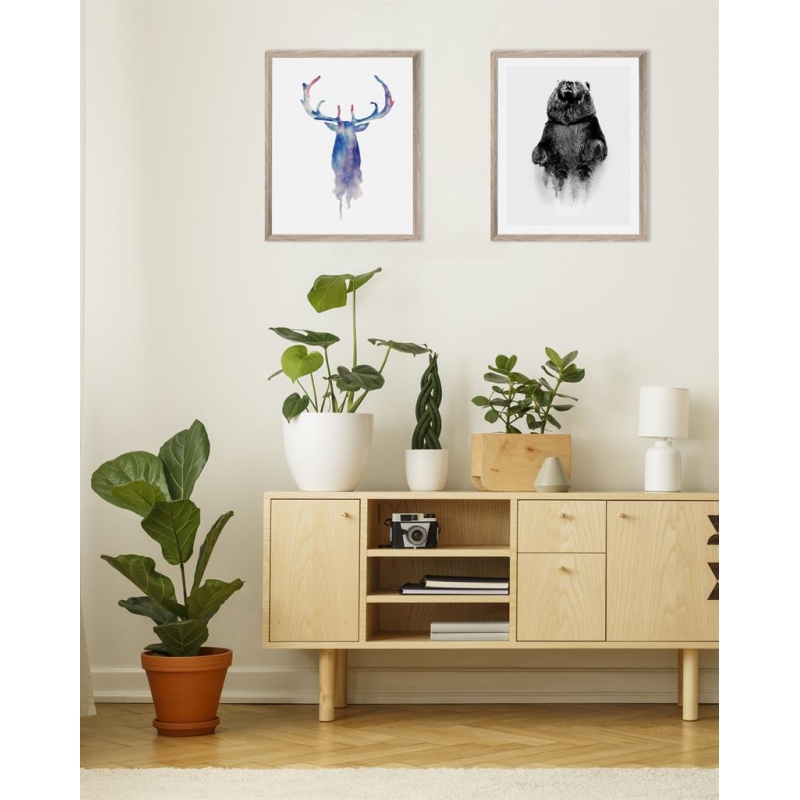 Brookpace Lascelles - Art Print Watercolour Stag Με Ξύλινη Κορνίζα Brookpace Lascelles - Art Print Watercolour Stag Με Ξύλινη Κορνίζα