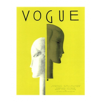 Brookpace Lascelles - Art Print Vogue February 20 1929 Με Κορνίζα Black Box Brookpace Lascelles - Art Print Vogue February 20 1929 Με Κορνίζα Black Box