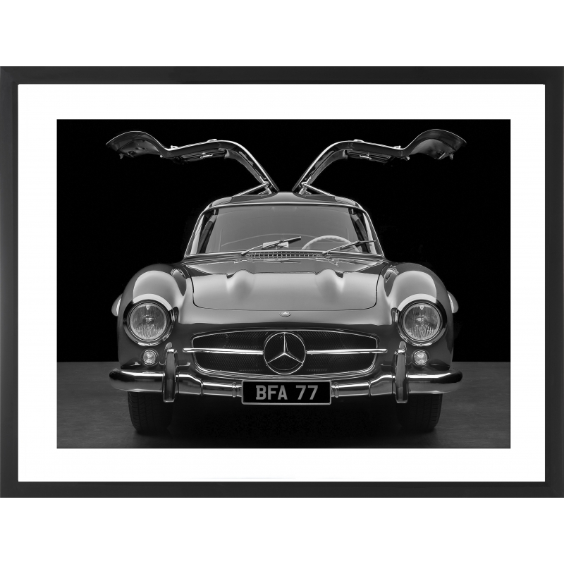Brookpace Lascelles - Art Print Mercedes Gull Wing Με Κορνίζα Black Box Brookpace Lascelles - Art Print Mercedes Gull Wing Με Κορνίζα Black Box