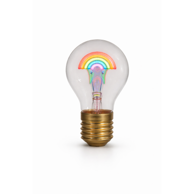 Light Me Up - Επαναφορτιζόμενη Επιτραπέζια Λάμπα LED Rainbow