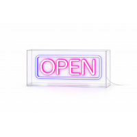 Light Me Up - Επιτραπέζιο Φωτιστικό NEON Box Open Light Me Up - Επιτραπέζιο Φωτιστικό NEON Box Open