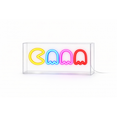 Light Me Up - Επιτραπέζιο Φωτιστικό NEON Box Pacman