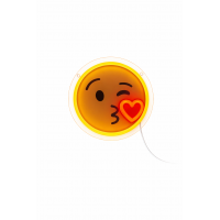 Light Me Up - Φωτιστικό Τοίχου NEON Emoji Kiss Light Me Up - Φωτιστικό Τοίχου NEON Emoji Kiss