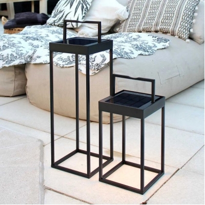 Loom Design - Φανάρι LED Lucerna 50 Solar Hybrid Black Loom Design - Φανάρι LED Lucerna 50 Solar Hybrid Black