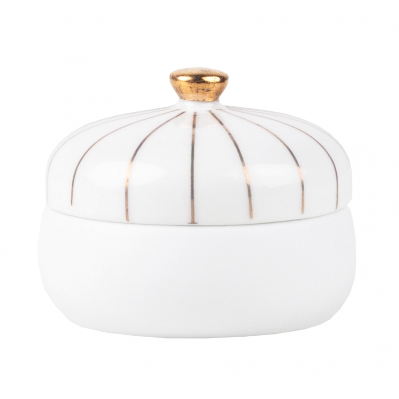 Raeder - Σετ 3 Μίνι Πορσελάνινα Κουτάκια Gold Heart