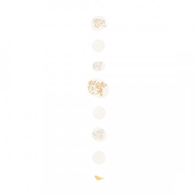 Raeder - Gold branch. Χάρτινη Διακοσμητική Γιρλάντα Goldbird