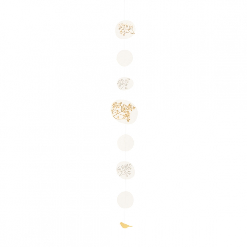 Raeder - Gold branch. Χάρτινη Διακοσμητική Γιρλάντα Goldbird