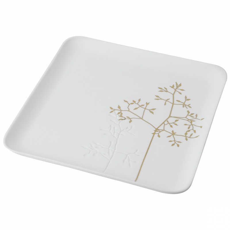 Raeder - Πορσελάνινο Πιατάκι Gold Twing