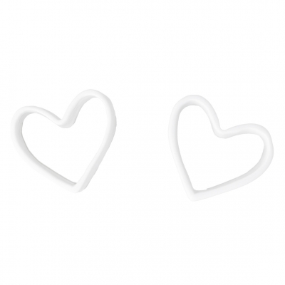 Raeder - Wedding. Σετ 2 Πορσελάνινοι Κρίκοι Για Πετσέτες Φαγητού Hearts