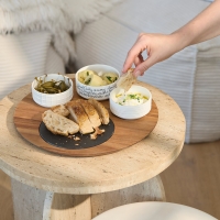 Raeder - Snacks & Nibbles. Στρογγυλός Δίσκος Σερβιρίσματος Με 3 Μπολ Together Raeder - Snacks & Nibbles. Στρογγυλός Δίσκος Σερβιρίσματος Με 3 Μπολ Together