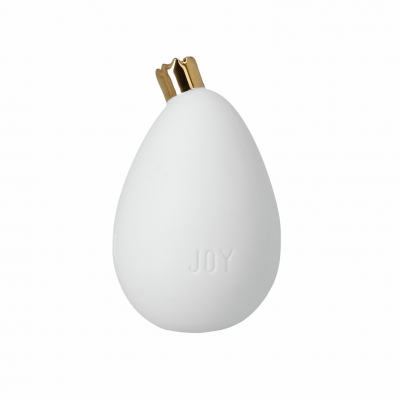 Raeder - Πορσελάνινο Διακοσμητικό Αυγουλάκι Love, Joy, Prosperity