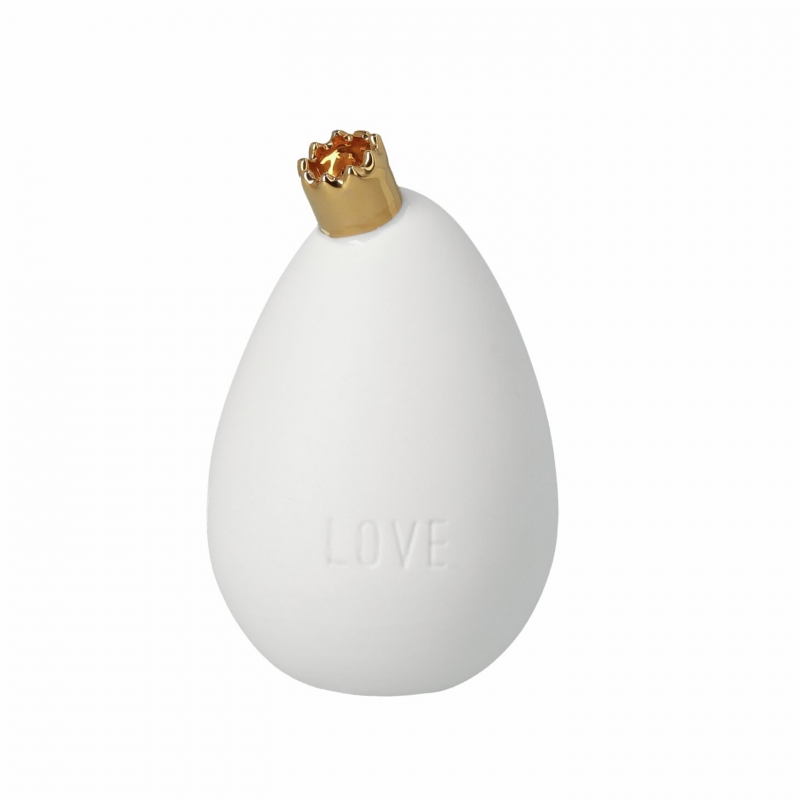 Raeder - Πορσελάνινο Διακοσμητικό Αυγουλάκι Love, Joy, Prosperity