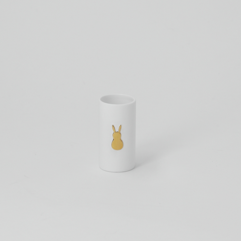 Raeder - Μίνι Διακοσμητικά Βαζάκια Gold Bunny Σετ 2