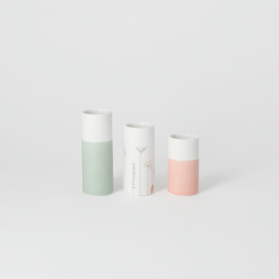 Raeder - Μίνι Διακοσμητικά Βαζάκια Spring Colors Σετ 3