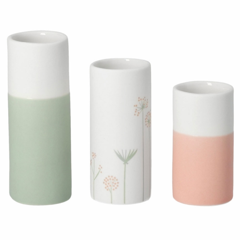 Raeder - Μίνι Διακοσμητικά Βαζάκια Spring Colors Σετ 3