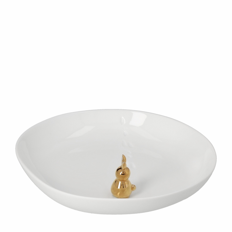 Raeder - Διακοσμητικό Μπολ Gold Bunny