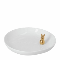 Raeder - Διακοσμητικό Μπολ Gold Bunny