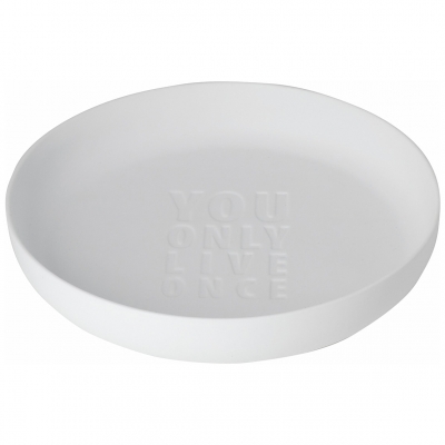 Raeder - World Of Words. Πορσελάνινο Μπολ You Only Live Once