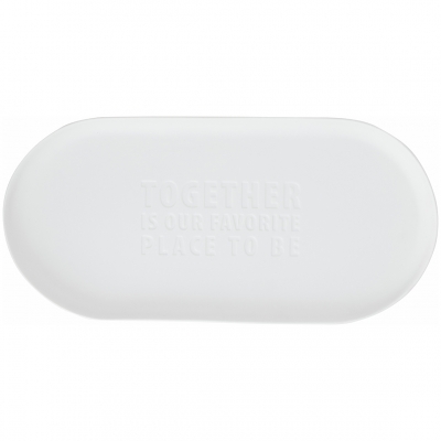 Raeder - World Of Words.  Μακρόστενο Πορσελάνινο Μπολ Together Is Our Favorite Place To Be