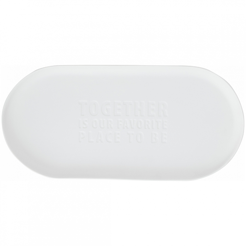 Raeder - World Of Words.  Μακρόστενο Πορσελάνινο Μπολ Together Is Our Favorite Place To Be